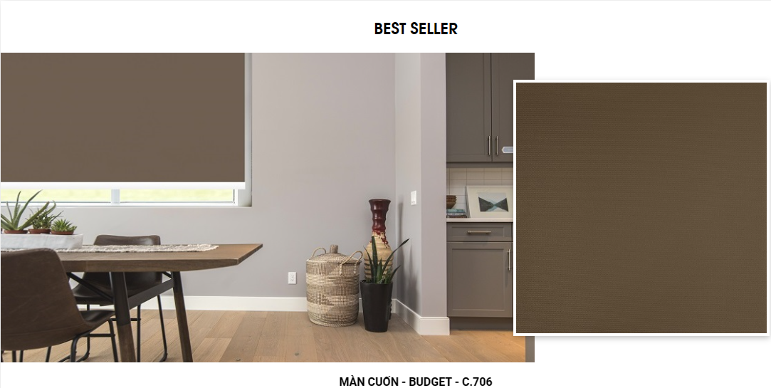 RÈM CUỐN TRƠN SB BUDGET