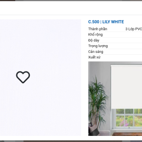 RÈM CUỐN TRƠN CAO CẤP SB QUEEN