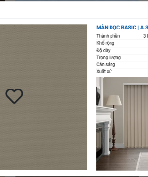 Alternative view of Rèm lá dọc BASIC SB
