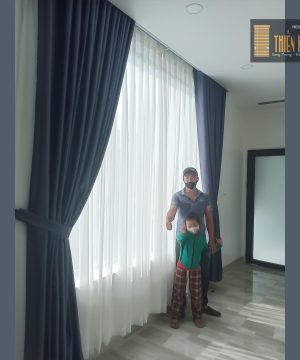Rèm cửa 2 lớp nhà phố 240502