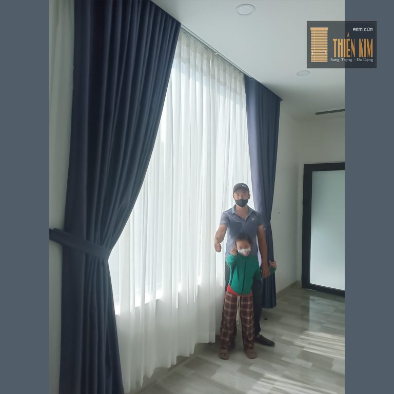 Rèm cửa 2 lớp nhà phố 240502