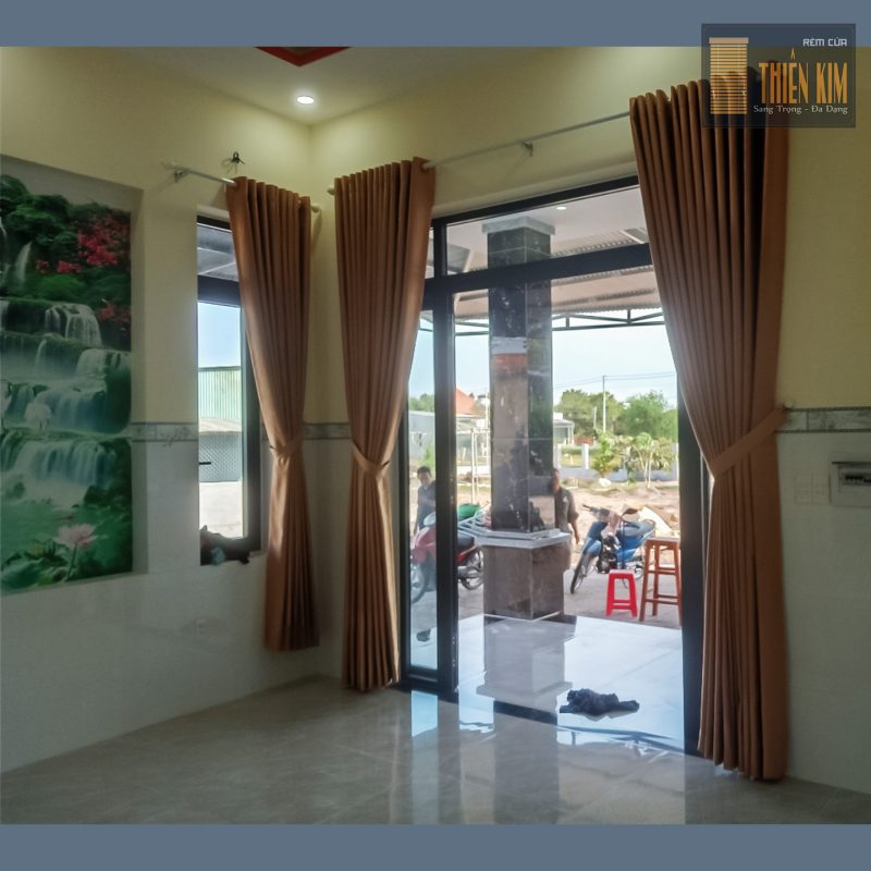 RÈM VẢI GẤM 1 MÀU