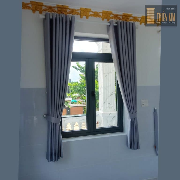 Rèm vải bố trơn 240516 - Ảnh 3