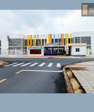 Alternative view of Rèm vải 240505-2 "Trường mầm non"