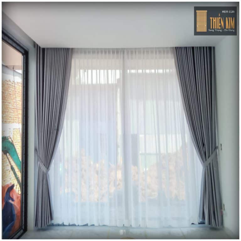 Rèm cửa 2 lớp biệt thự 240720. - Ảnh 10