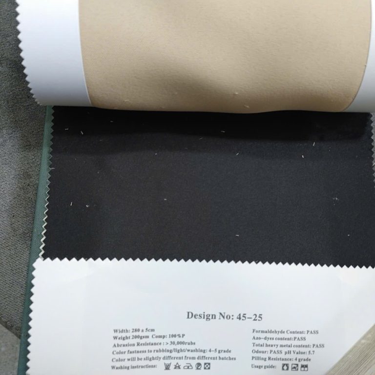 Vải SKK-45 màu Đen