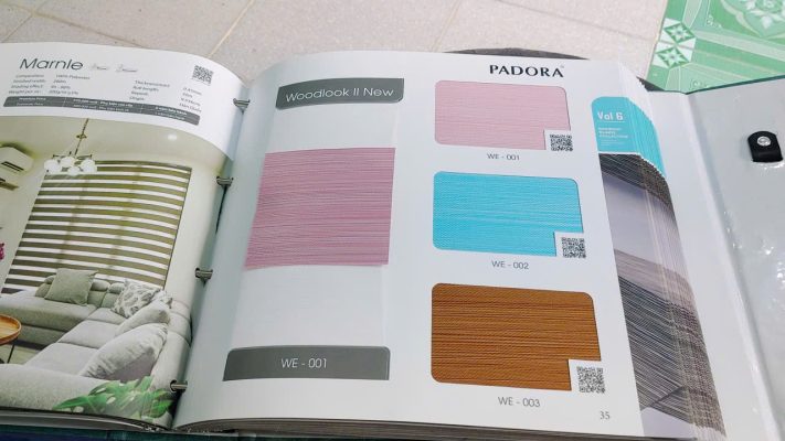 Rèm cầu vồng PADORA WOODLOOK II NEW