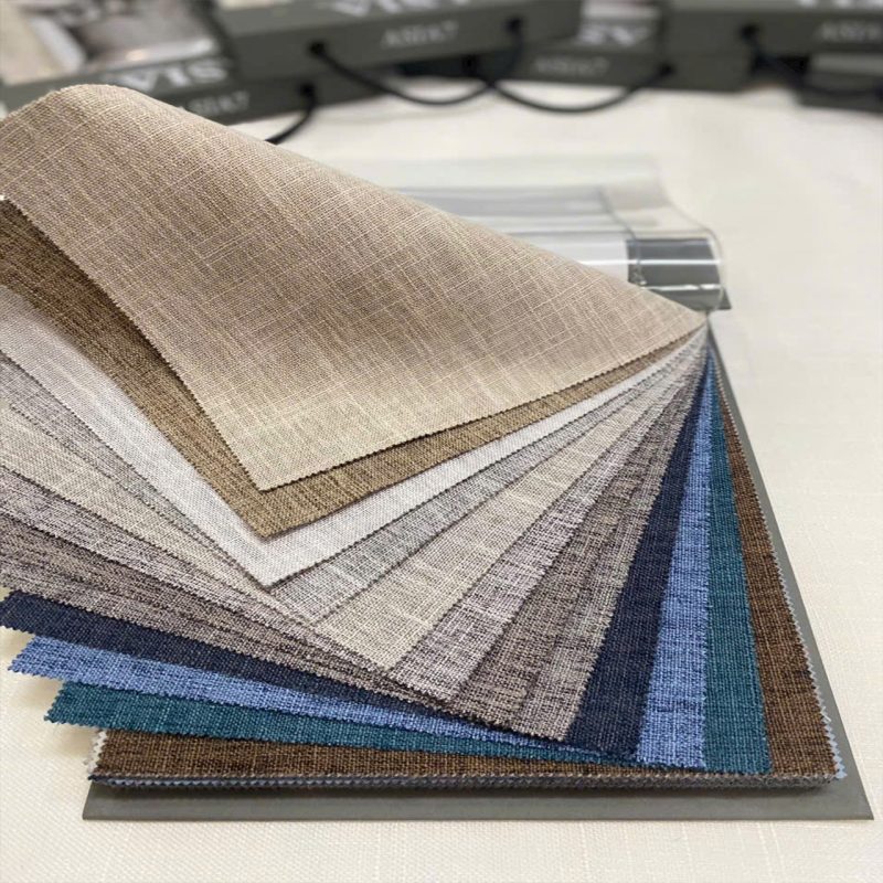 Chất liệu rèm vải chống nắng 100% chuyên dụng