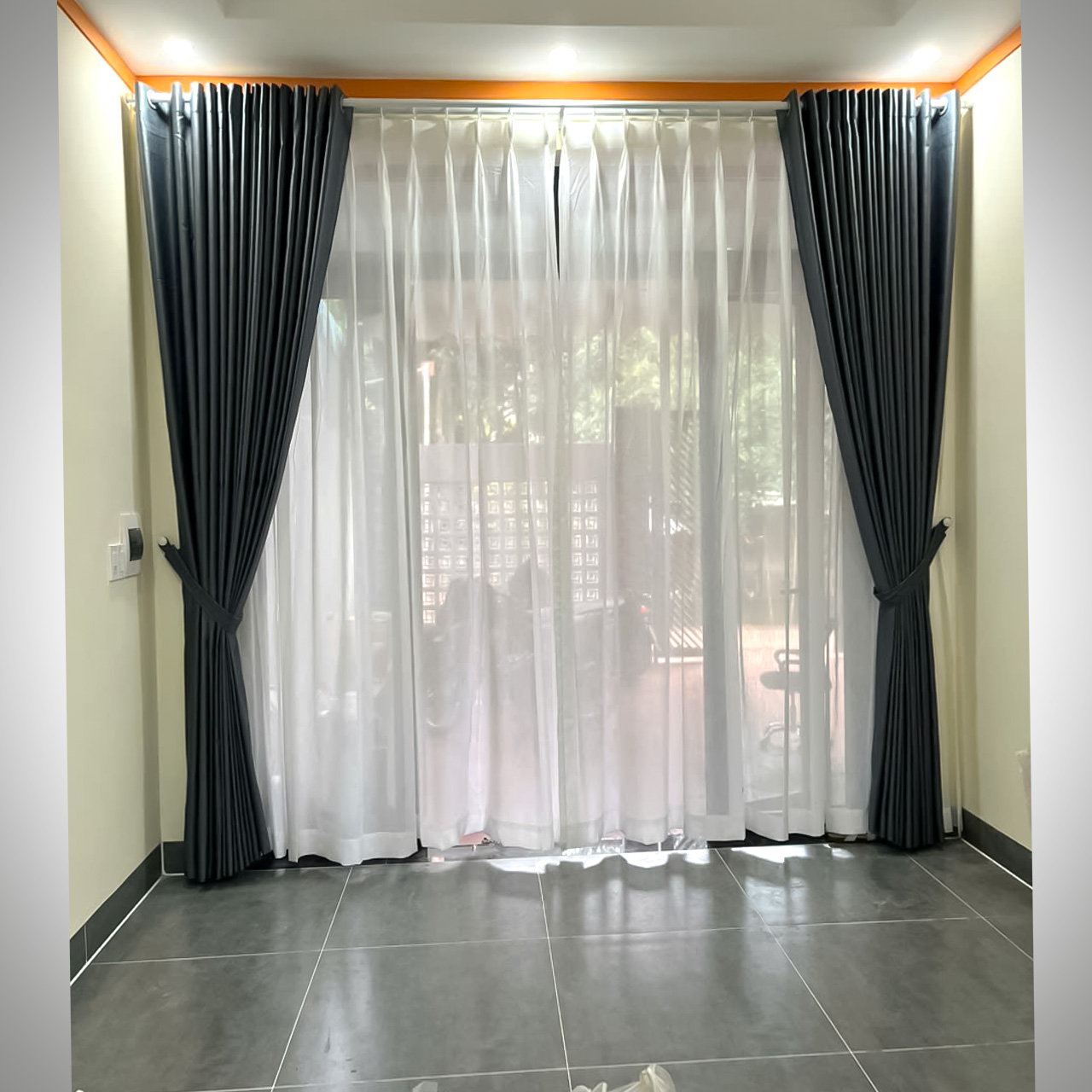 Rèm Cửa Thông Tây Hội 250913 Gò Vấp| Công Trình Rèm Cửa 2 Lớp Đẹp