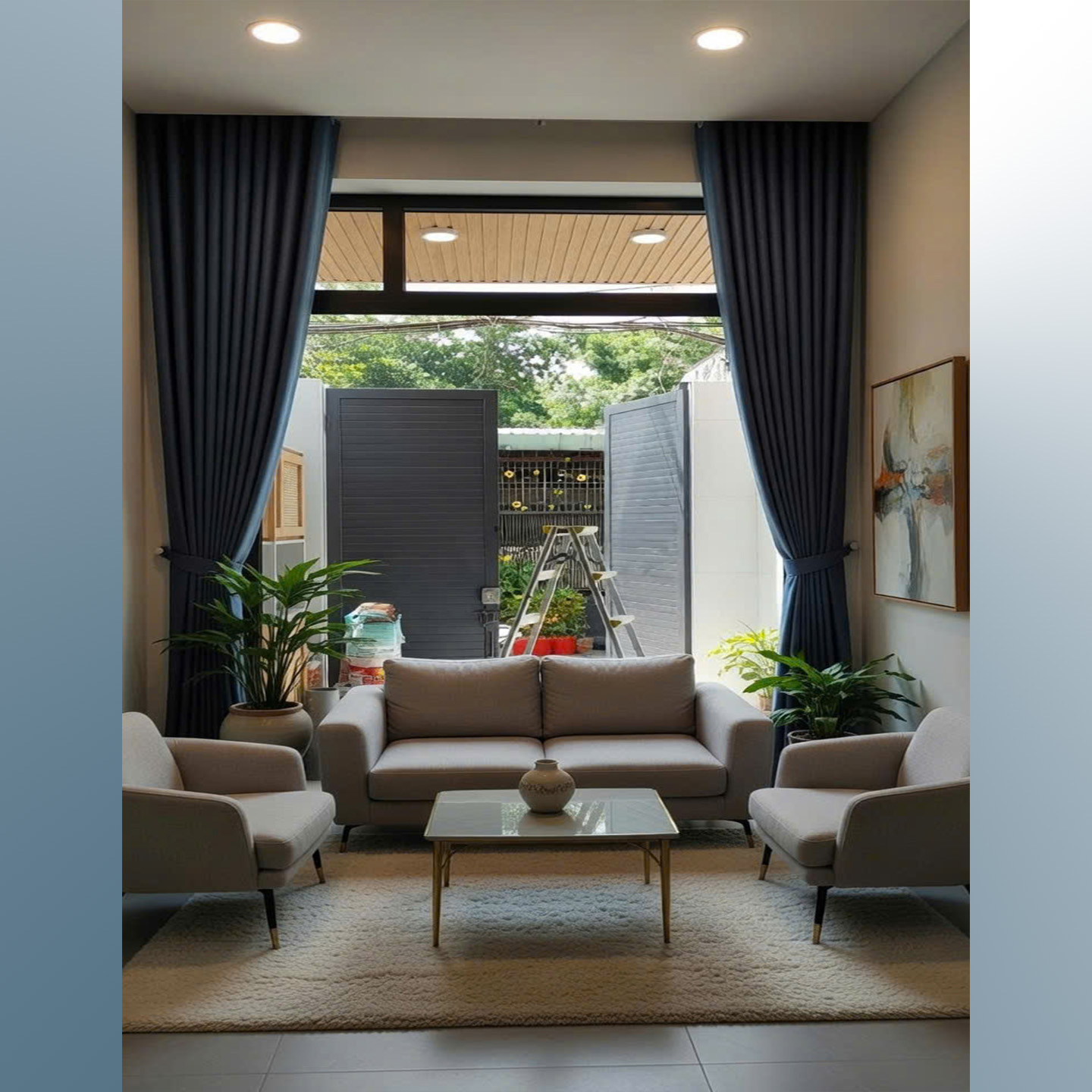 Rèm Cửa Gò Vấp 260406 - Quận 12 - Rèm Vải Cao Cấp Lê Đức Thọ | Rèm Thiên Kim - Ảnh 3