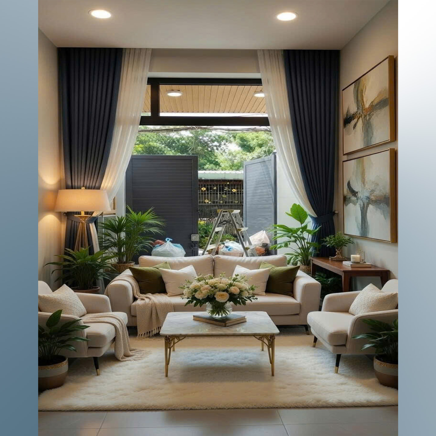 Rèm Cửa Gò Vấp 260406 - Quận 12 - Rèm Vải Cao Cấp Lê Đức Thọ | Rèm Thiên Kim - Ảnh 12