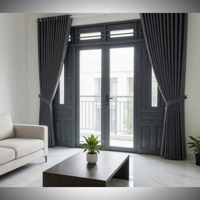 Thi công rèm cửa Hiệp Thành Quận 12 thực tế
