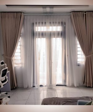 Rèm Cửa Gò Vấp, Quận 12 Tp.HCM Giá Tốt | Rèm Cửa 2 Lớp Thiên Kim