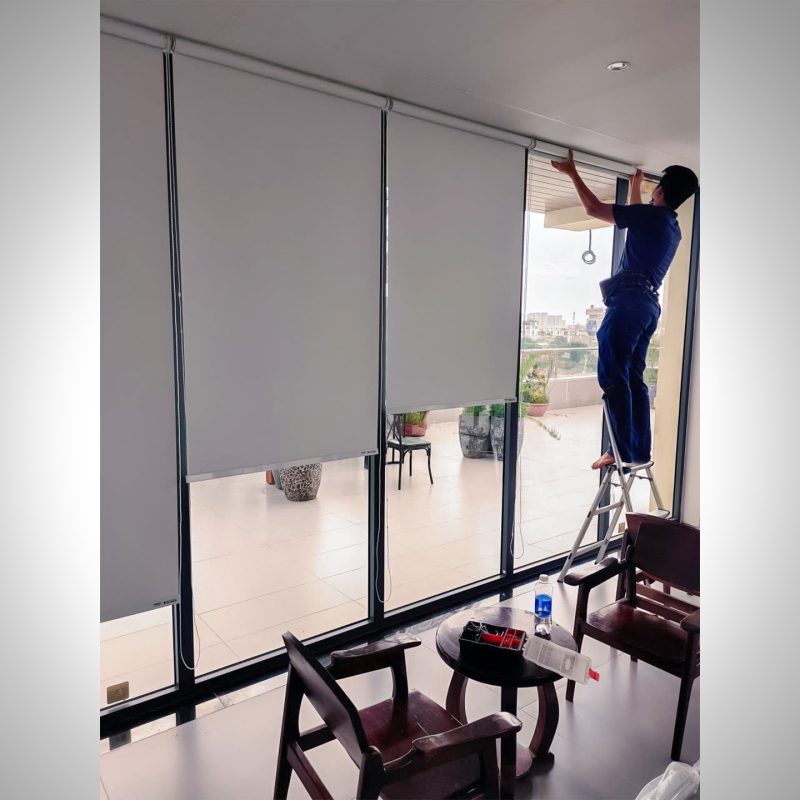 Rèm cuốn trơn