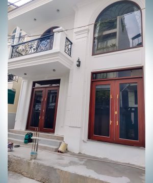 Alternative view of Thi Công Rèm Cửa Thông Tầng Phòng Khách Tại Lê Đức Thọ An Hội Tây | Rèm Cửa Thiên Kim
