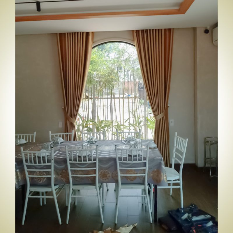  Rèm Cửa Vải Quán Ăn Sân Vườn Lê Văn Khương Quận 12
