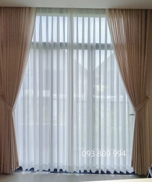 Alternative view of Rèm Cửa Nguyễn Oanh Quang Trung Gò Vấp - Rèm Vải 2 Lớp, Rèm Cầu Vồng, Rèm Sáo Nhôm Giá Xưởng