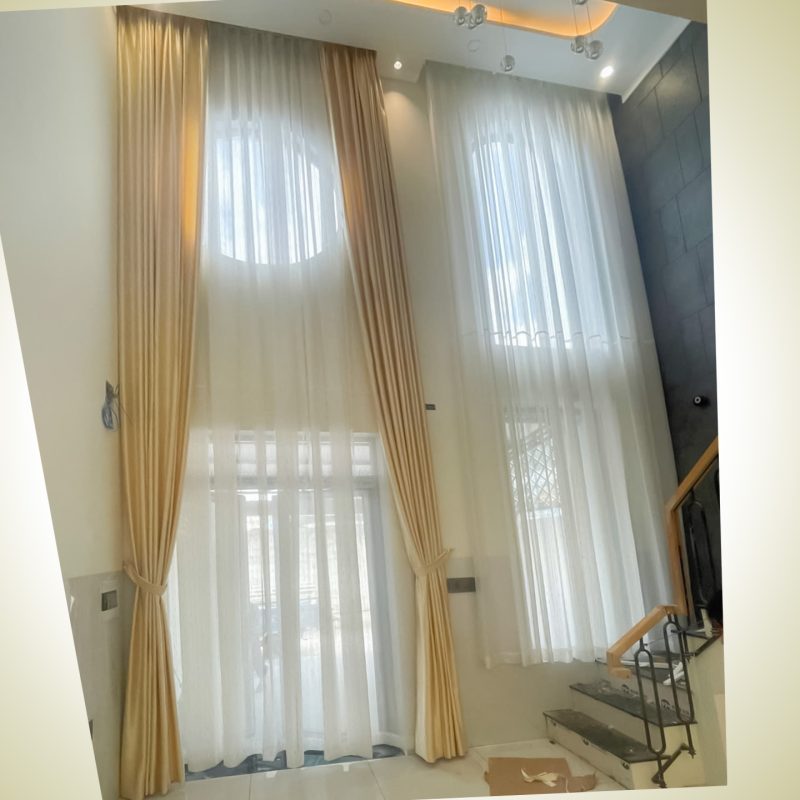 Thi công rèm cửa thông tầng Gò Vấp, Quận 12 uy tín chuyên nghiệp - Rèm Cửa Thiên Kim 9 rèm cửa thông tầng Gò Vấp