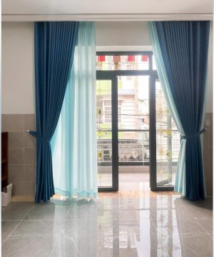 Alternative view of Rèm cửa 2 lớp đẹp giá rẻ ở Gò Vấp chống nắng cách nhiệt hiệu quả