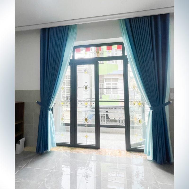 Rèm cửa phòng khách Rèm cửa 2 lớp đẹp giá rẻ ở Gò Vấp