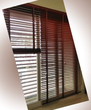 Alternative view of Lắp Đặt Rèm Sáo Gỗ Phạm Văn Chiêu Gò Vấp | Bản 5cm Hệ Luxury 1 Dây