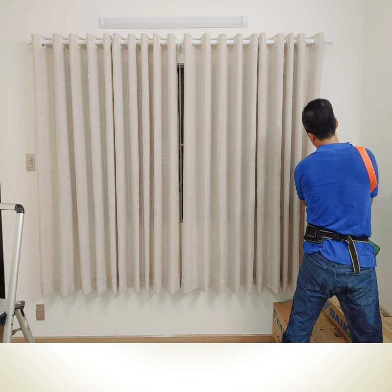 Lắp đặt Rèm cửa Căn hộ Hiệp Thành đường Lê Văn Khương Quận 12