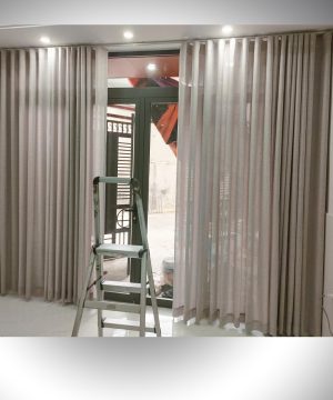 Thi Công Lắp Đặt Rèm Vải Voan Linen Đường Nguyễn Oanh Gò Vấp | Cửa Hàng Rèm Cửa Gò Vấp