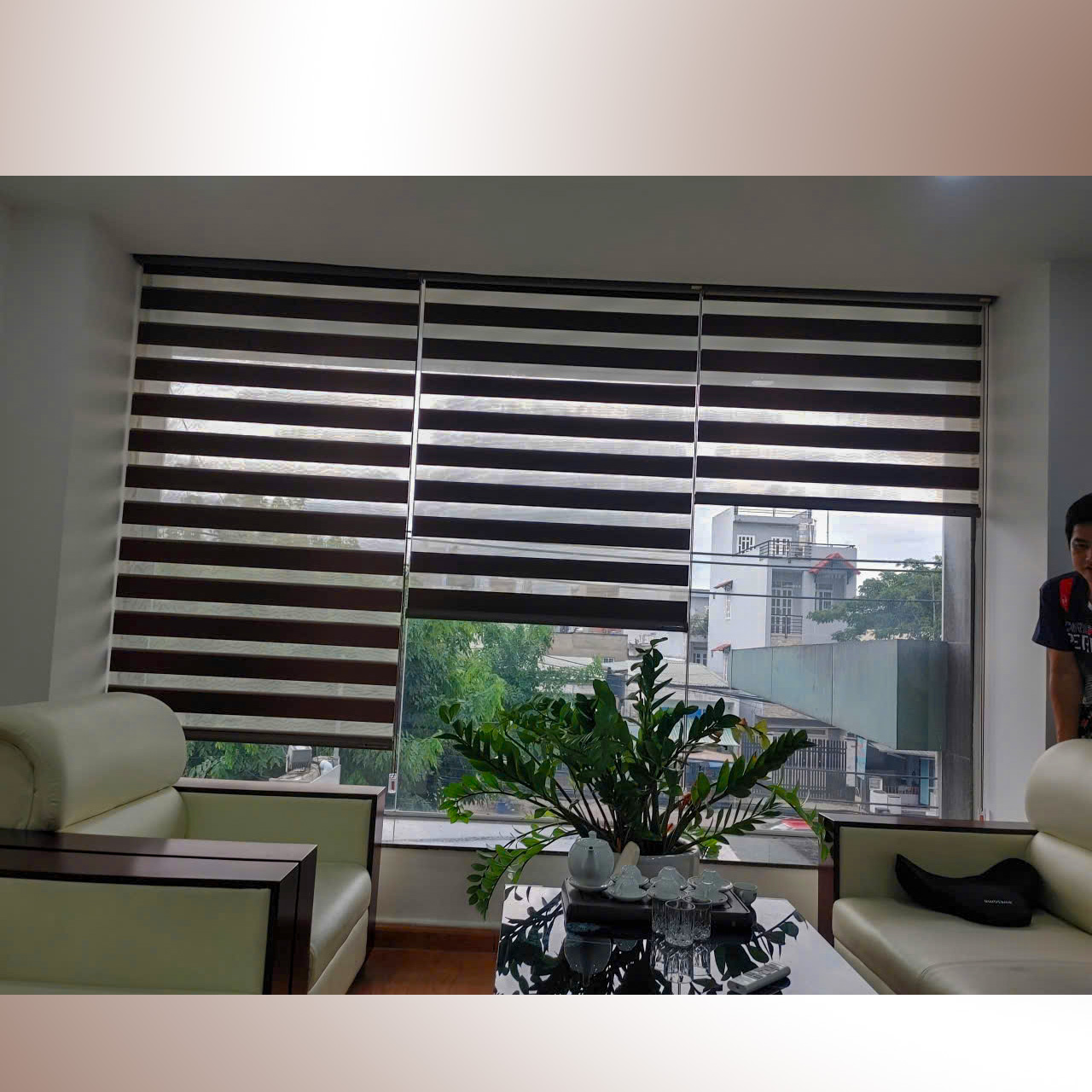 Lắp Đặt Rèm Cầu Vồng Văn Phòng Đường Lê Thị Riêng Quận 12 - Ảnh 2