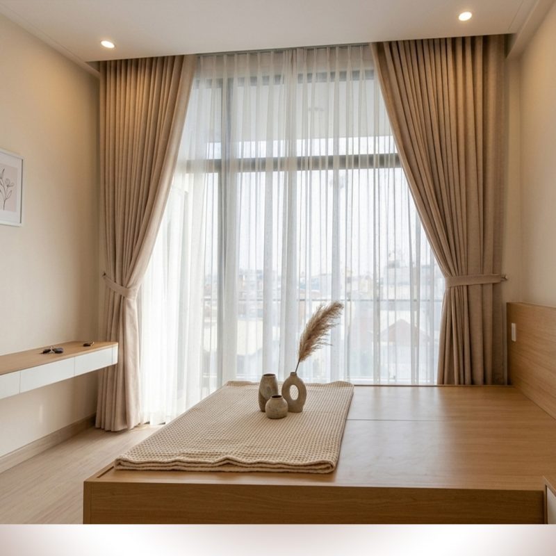 Rèm Vải 2 Lớp Quận 12