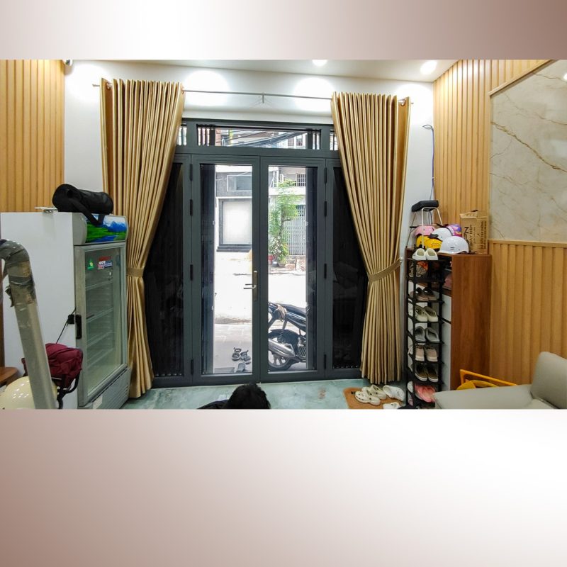 rem cua phong khach Lắp Đặt Rèm Cửa Nhà Phố Phường Thới An Quận 12
