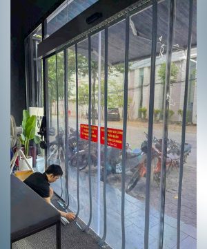 Rèm Ngăn Lạnh Nam Châm Hít Tự Động PVC Cao Cấp | Rèm Thiên Kim
