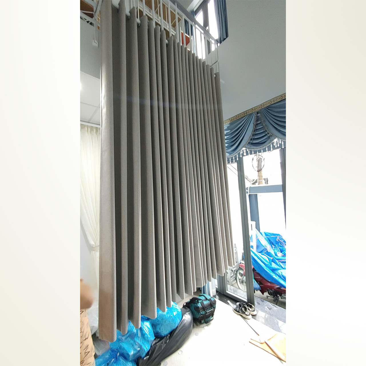 Mẫu Rèm Vải Blackout Cản Sáng 100% Hấp Sóng Cao Cấp | Cửa Hàng Rèm Cửa Gò Vấp & Rèm Cửa Quận 12 - Ảnh 8