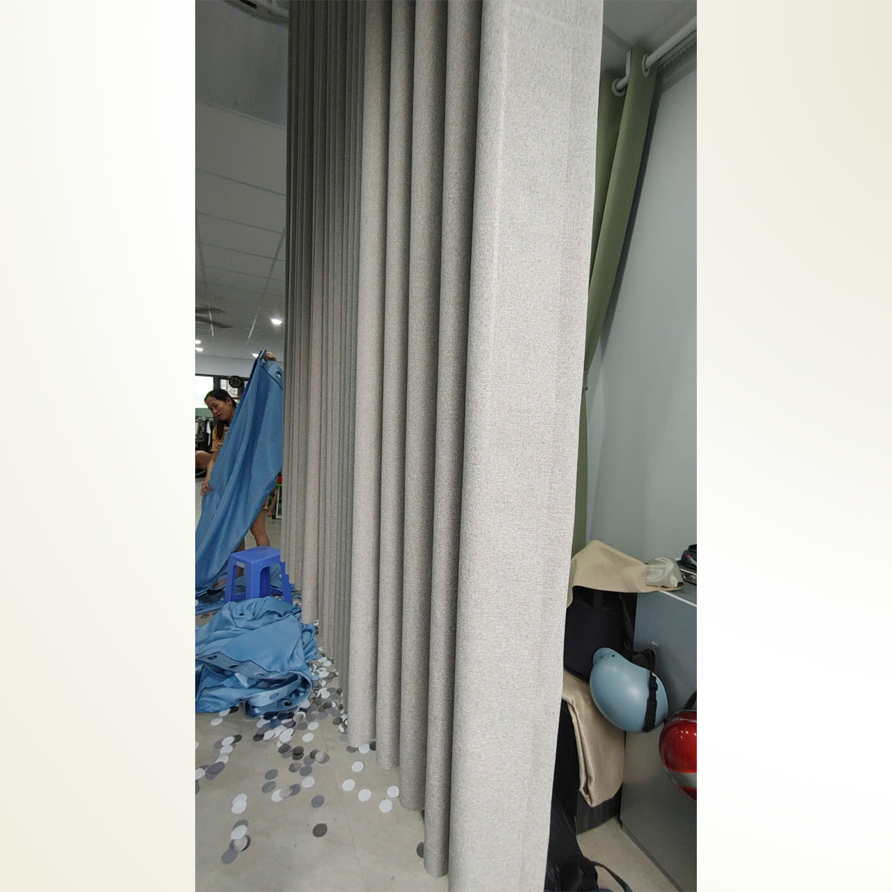 Mẫu Rèm Vải Blackout Cản Sáng 100% Hấp Sóng Cao Cấp | Cửa Hàng Rèm Cửa Gò Vấp & Rèm Cửa Quận 12 - Ảnh 2