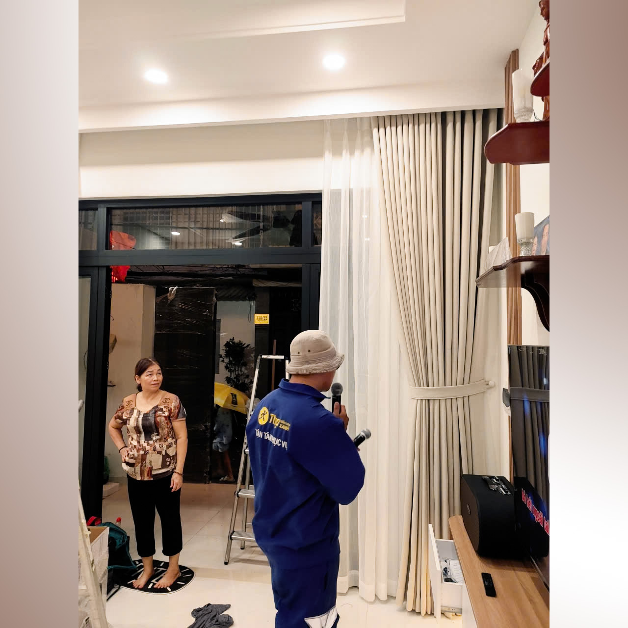 Lắp Đặt Rèm Cửa Phường An Hội Tây Gò Vấp - Rèm Vải Cao Cấp 2 Lớp Âm Trần | Rèm Cửa Gò Vấp - Ảnh 25
