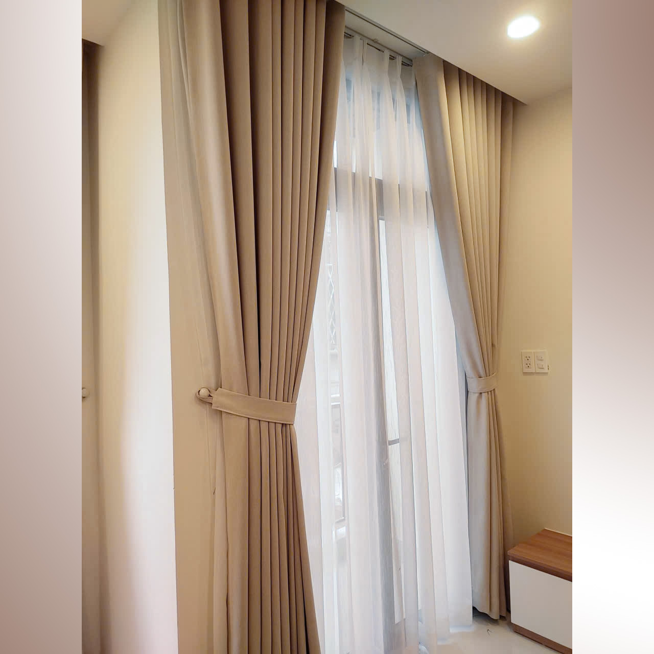 Lắp Đặt Rèm Cửa Phường An Hội Tây Gò Vấp - Rèm Vải Cao Cấp 2 Lớp Âm Trần | Rèm Cửa Gò Vấp - Ảnh 11