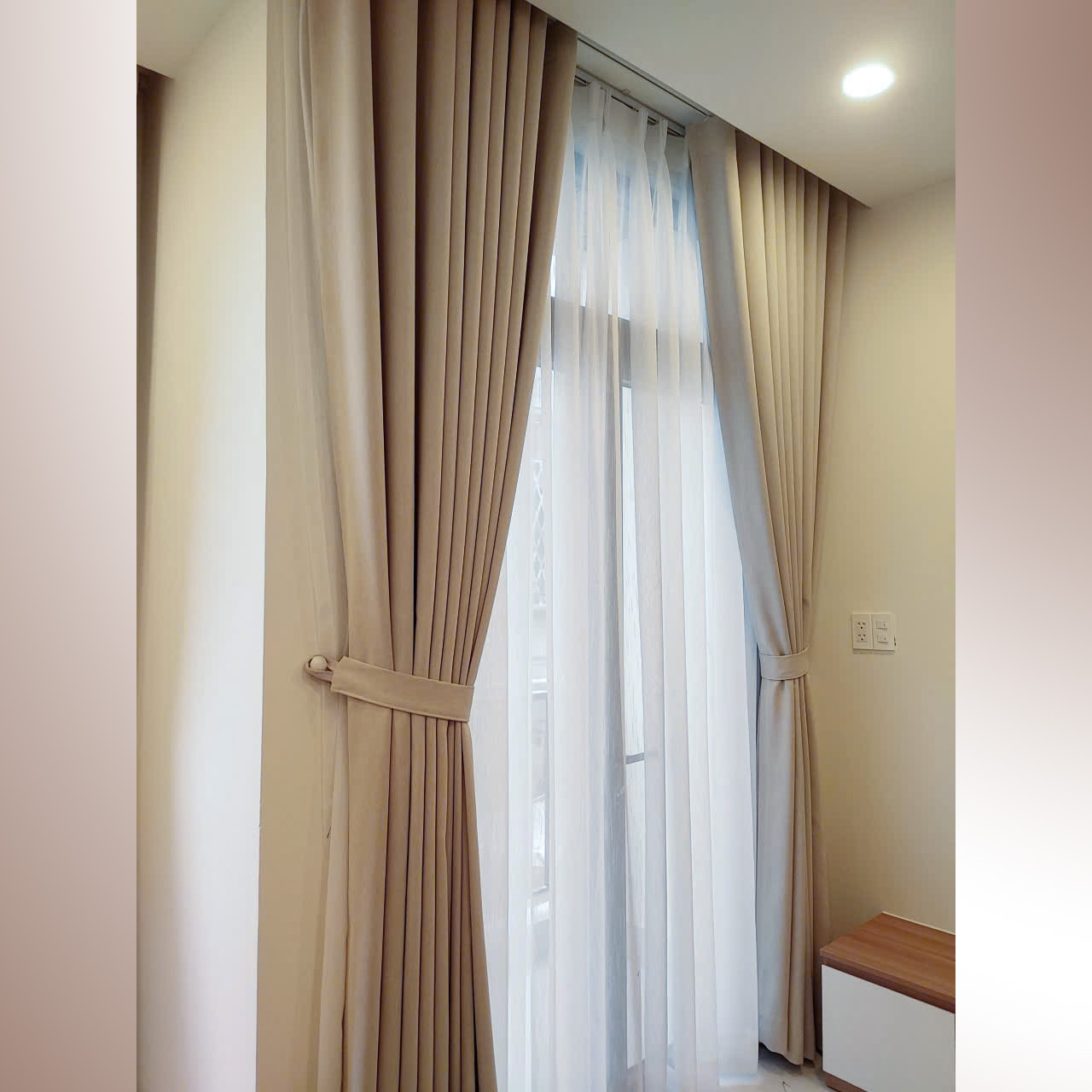 Lắp Đặt Rèm Cửa Phường An Hội Tây Gò Vấp - Rèm Vải Cao Cấp 2 Lớp Âm Trần | Rèm Cửa Gò Vấp - Ảnh 9