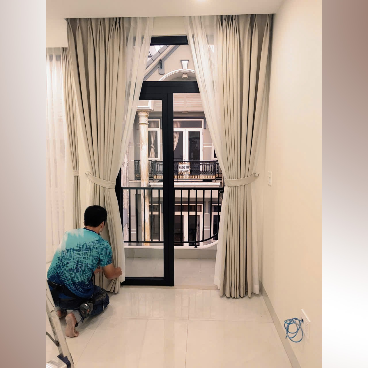 Lắp Đặt Rèm Cửa Phường An Hội Tây Gò Vấp - Rèm Vải Cao Cấp 2 Lớp Âm Trần | Rèm Cửa Gò Vấp - Ảnh 5