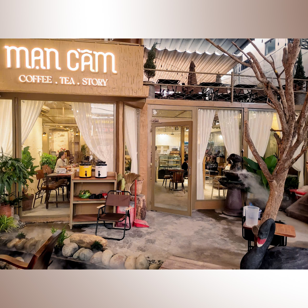 Lắp Đặt Rèm Voan Trang Trí Quán Cà Phê Phạm Văn Chiêu Gò Vấp - Tạo Góc Chill Thơ Mộng | Rèm Cửa Gò Vấp